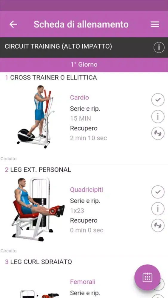 Zrzuty ekranu Arasay Personal Trainer