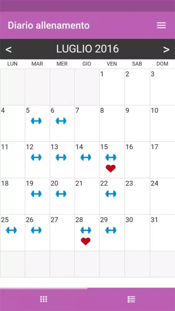 Zrzuty ekranu Arasay Personal Trainer