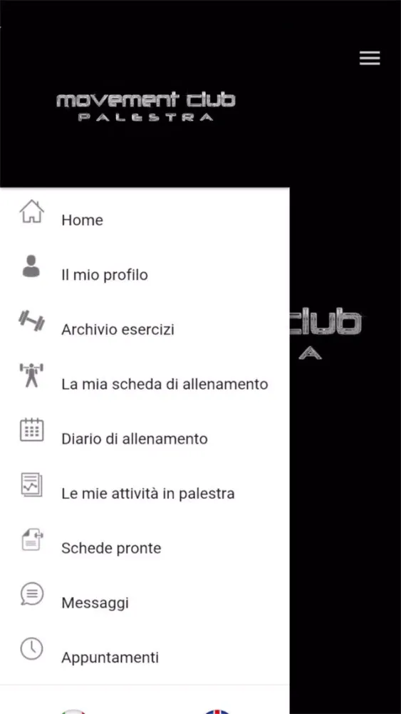 Capturas de tela do Movement Club