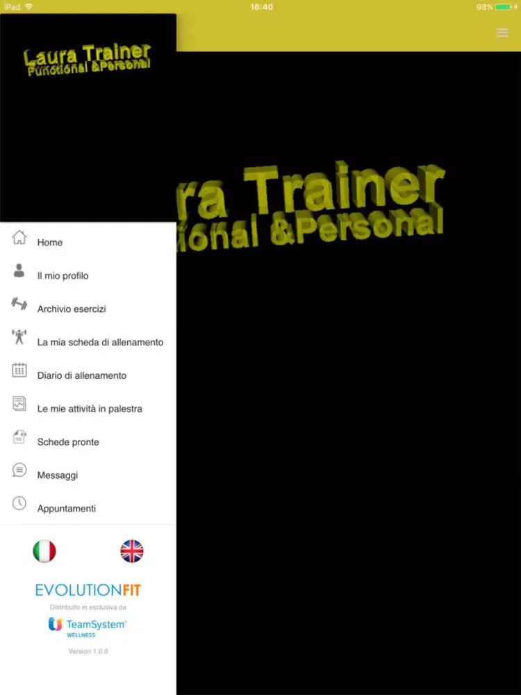 Zrzuty ekranu Laura Trainer iPad 