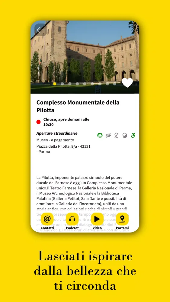 Parma Welcome Screenshots