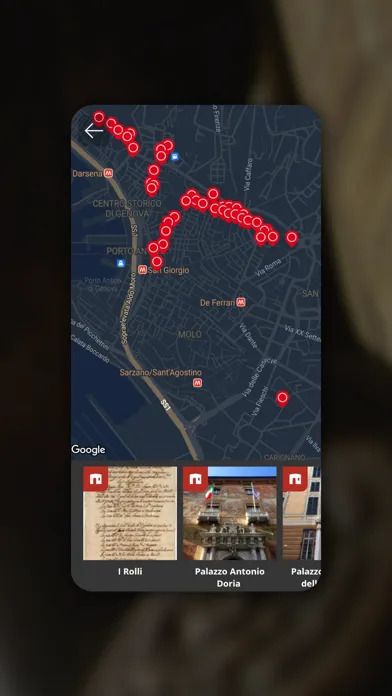 Capturas de tela do Palazzi dei Rolli Genova