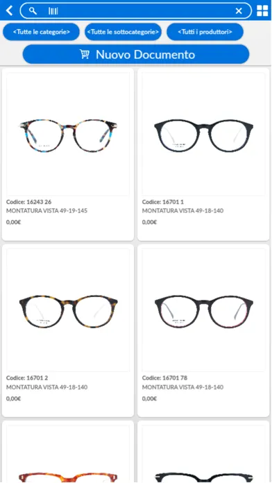 Zrzuty ekranu Aerre Optical Srl