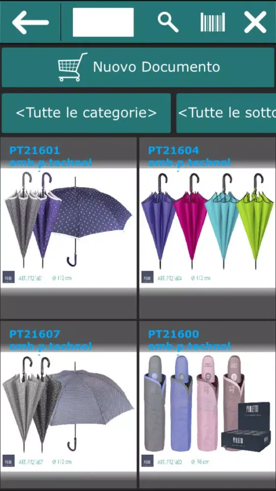 Screenshot di FGA Diffusione Ombrelli