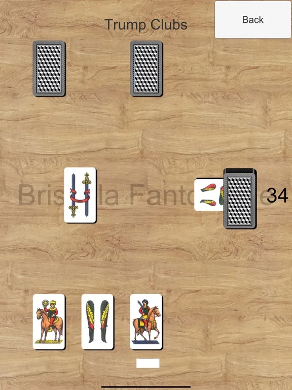 Capturas de tela do Briscola Fantogame New iPad 