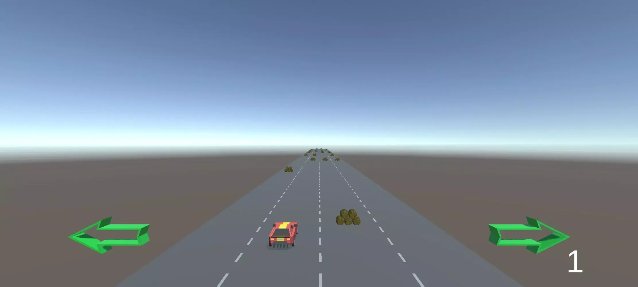 Tangkapan skrin Car Slalom