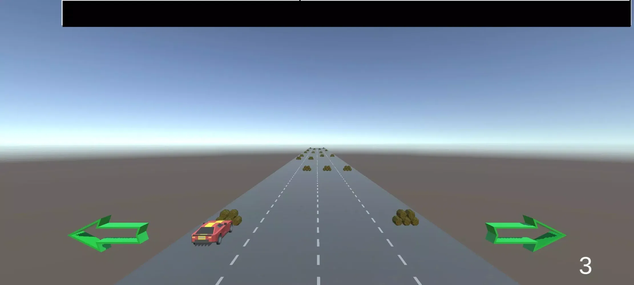 Tangkapan skrin Car Slalom