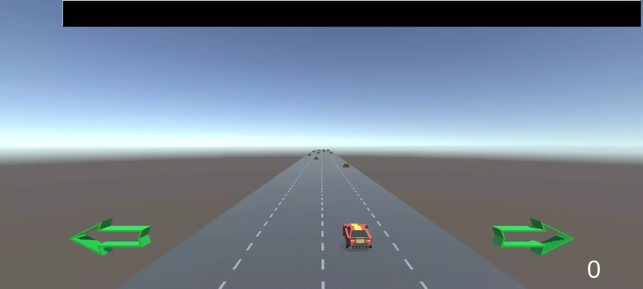 Tangkapan skrin Car Slalom