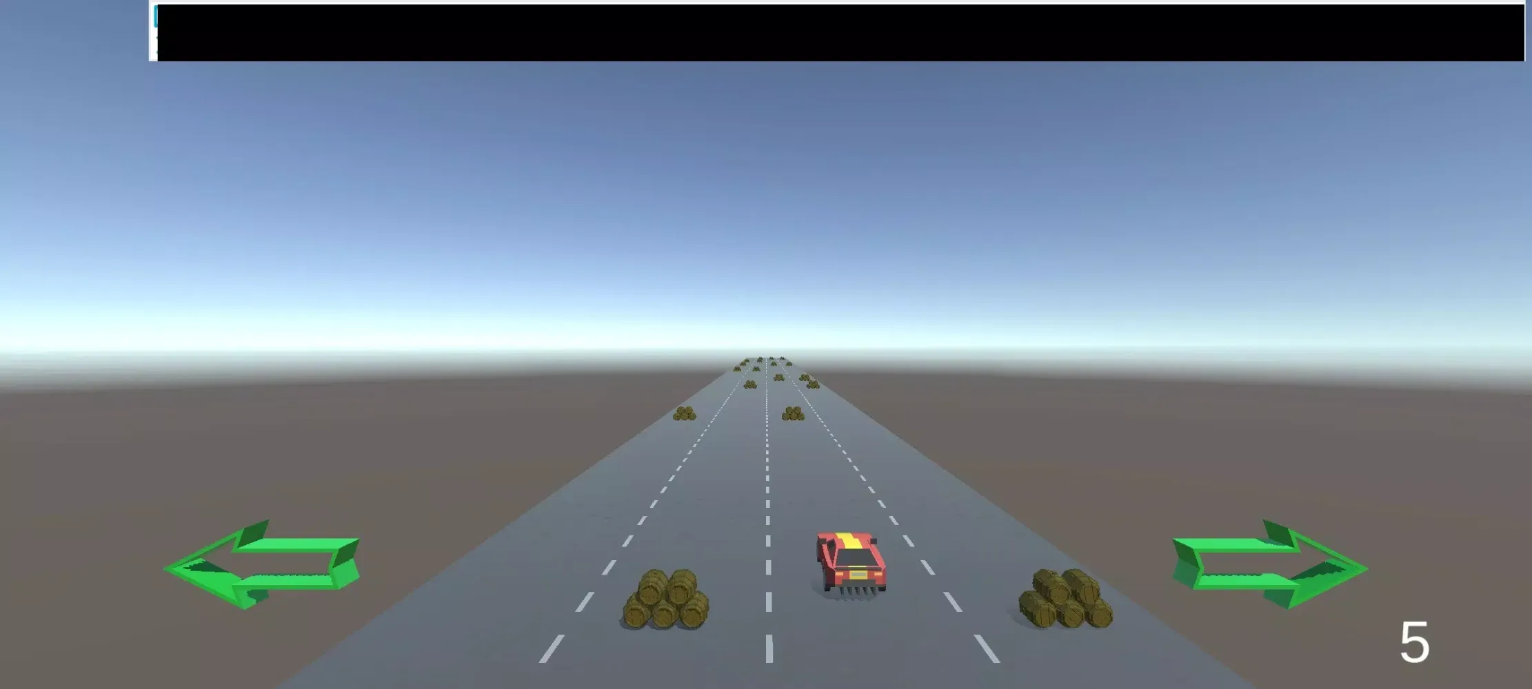 Tangkapan skrin Car Slalom
