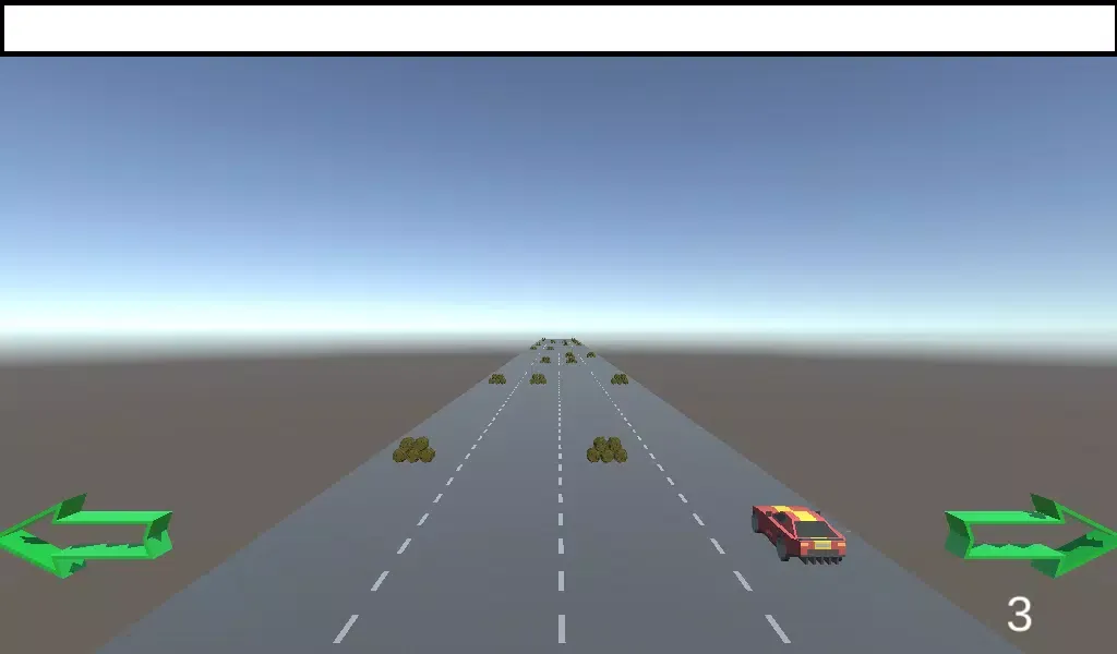Tangkapan skrin Car Slalom