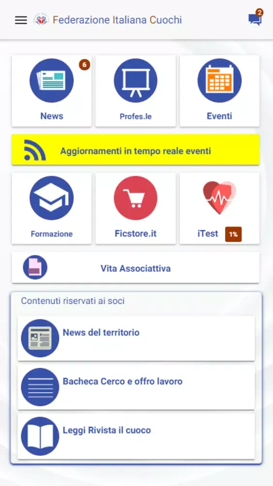 Federazione Italiana Cuochi 스크린샷
