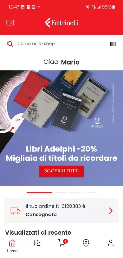 Feltrinelli应用截图