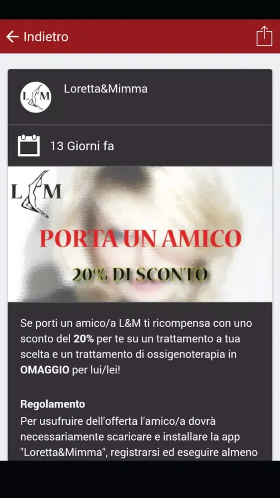 Capturas de tela do Loretta&Mimma