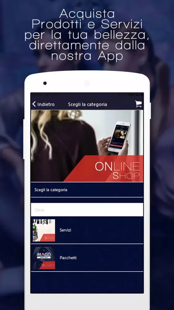 Capturas de tela do IMAGO Milano