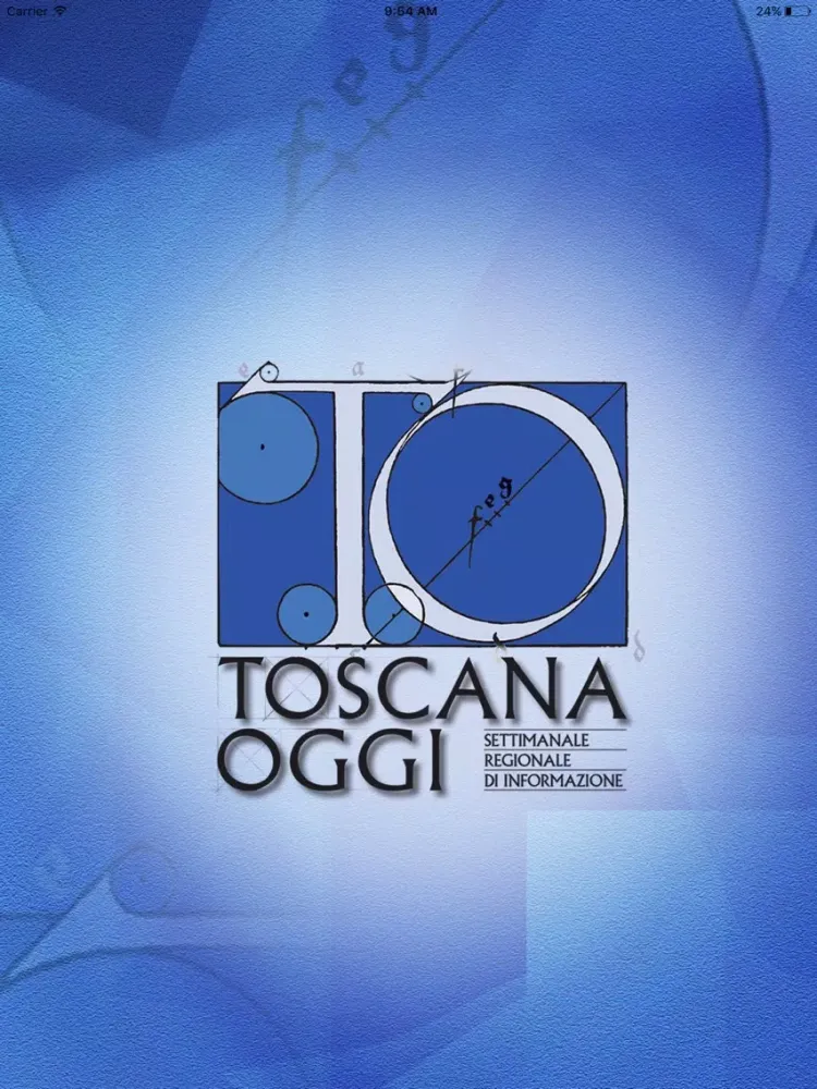 Zrzuty ekranu ToscanaOggi iPad 