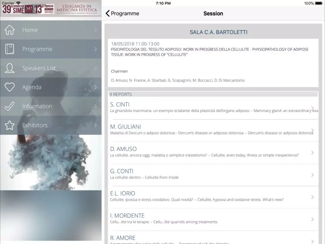 Tangkapan layar Salus iPad 