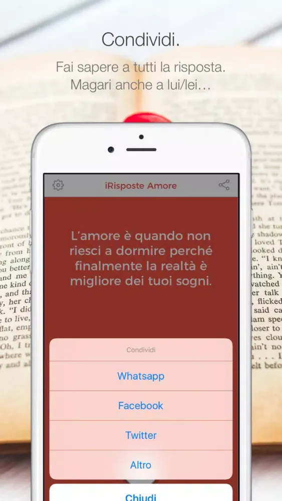 Screenshot di iRisposte Amore