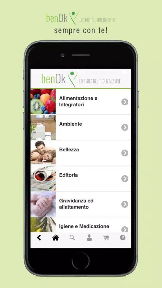 Screenshot di BenOk - Lo store del tuo benessere