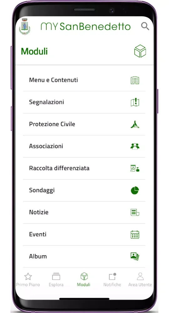 Capturas de pantalla de MySanBenedetto
