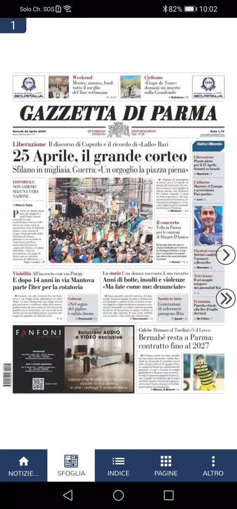 تصاویر Gazzetta di Parma