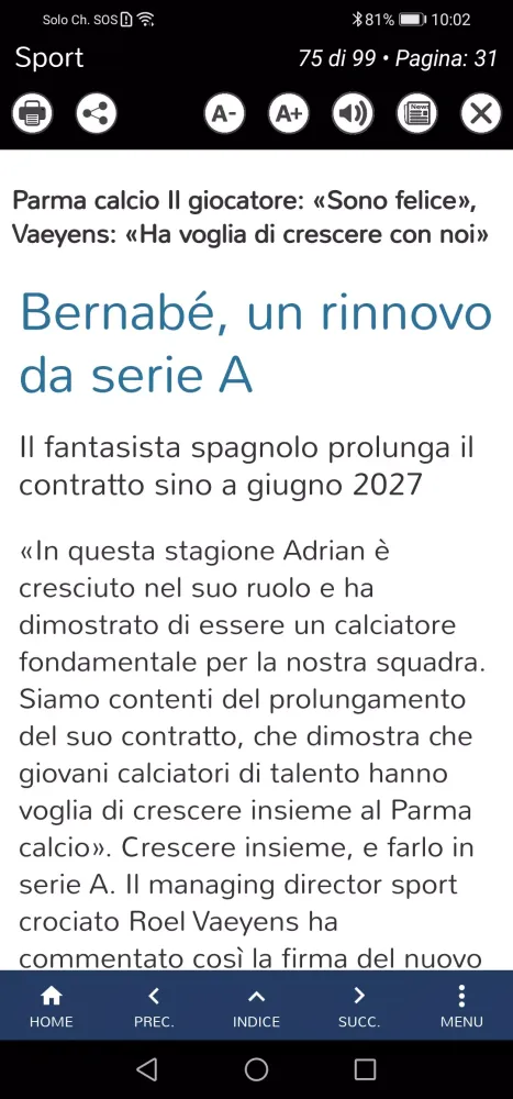 تصاویر Gazzetta di Parma