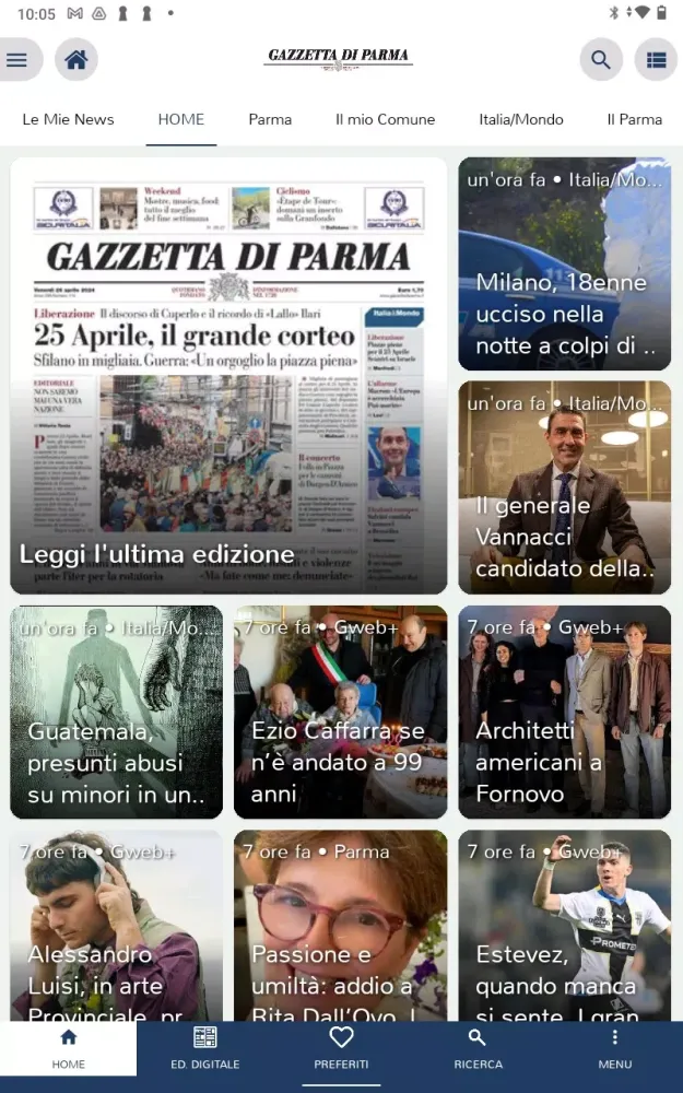 تصاویر Gazzetta di Parma