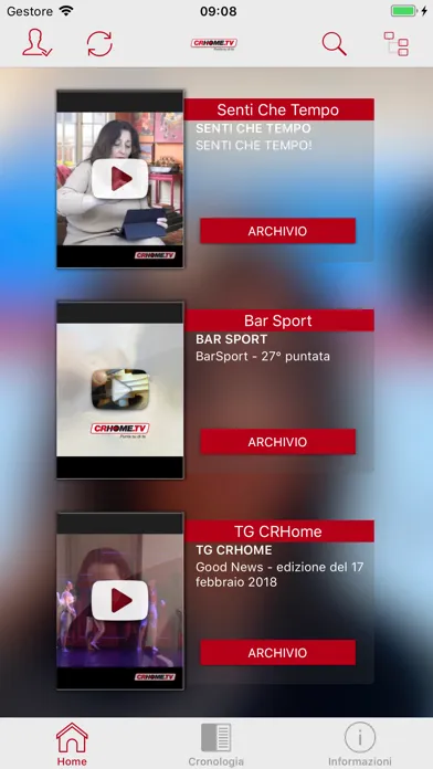 CRHome TV スクリーンショット