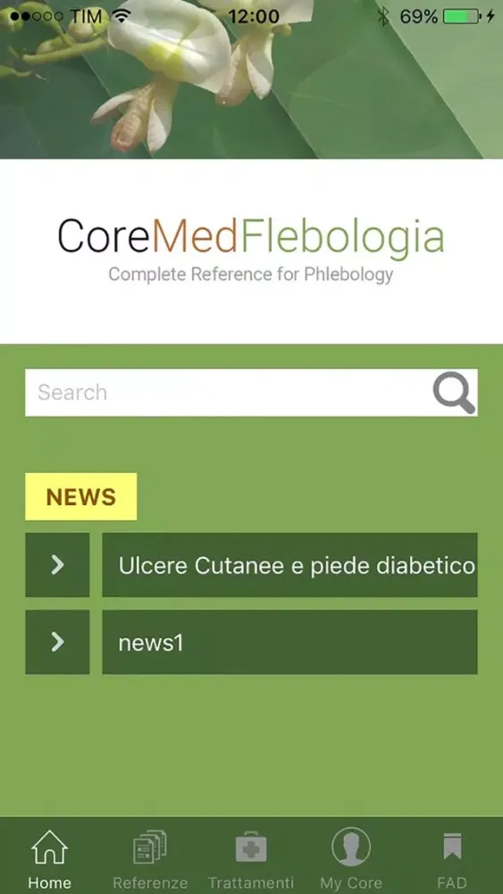 Captures d'écran de CoreMed Flebologia
