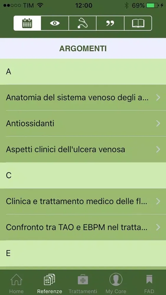 Captures d'écran de CoreMed Flebologia