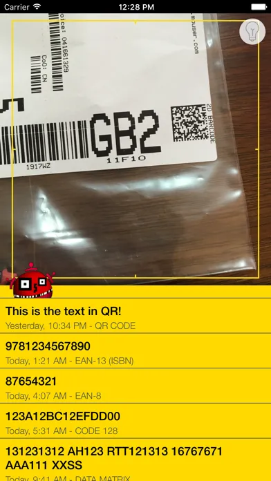 Robot QR - more than a barcode and QR code reader سکرین شاٹس