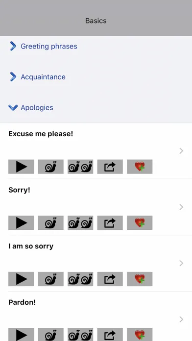 Capturas de tela do English Travel Phrases / Words