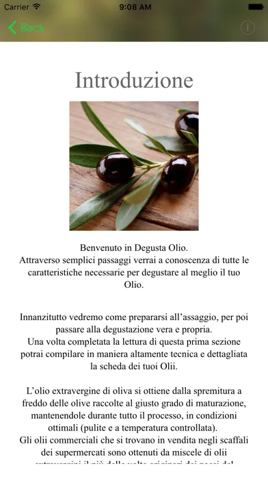 Ảnh chụp màn hình của Degusta Olio