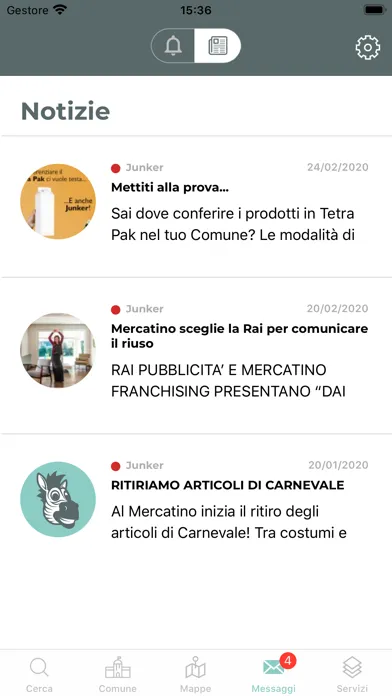 Junker raccolta differenziata Screenshots