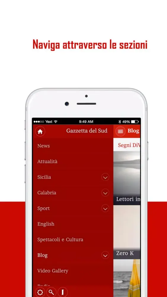 Gazzetta del Sud online স্ক্রিনশট