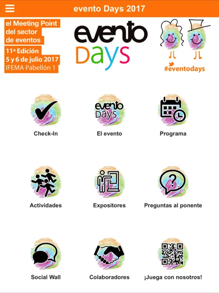 Screenshot di evento Days 2017 iPad 