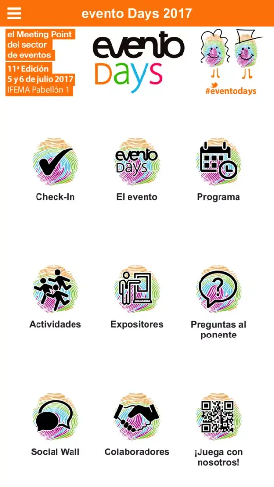 Screenshot di evento Days 2017