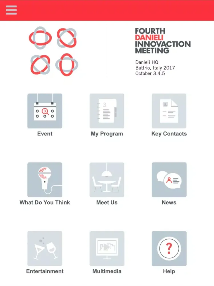 ภาพหน้าจอของ Danieli Meetings iPad 