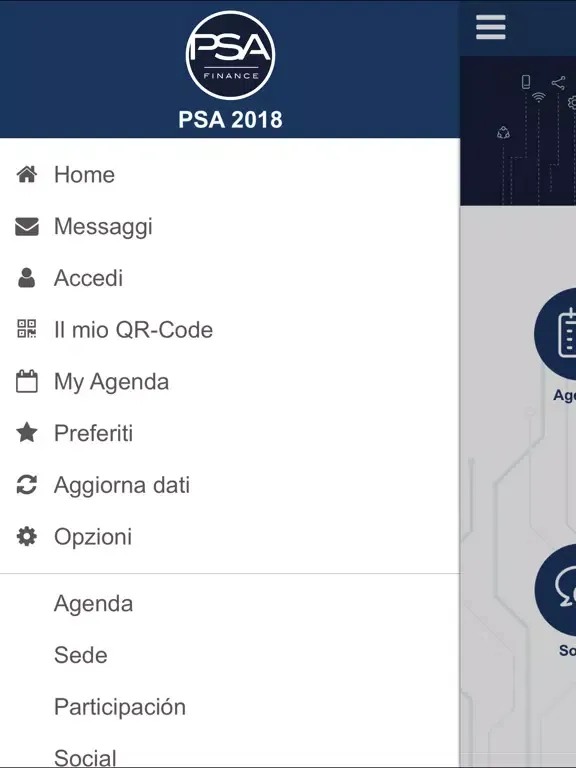 ภาพหน้าจอของ Reunión PSA iPad 