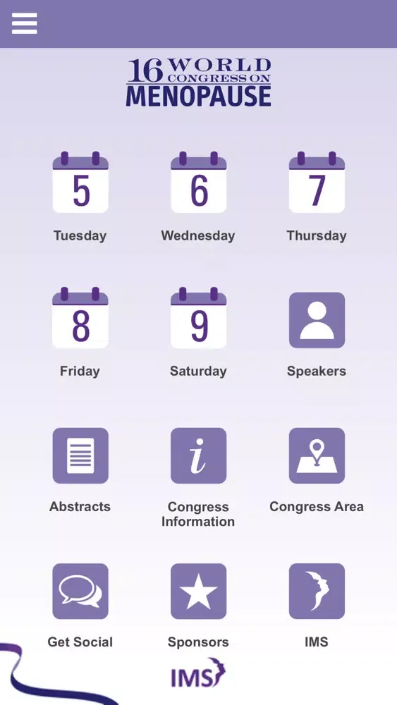 Ảnh chụp màn hình của IMS Intl Menopause Society
