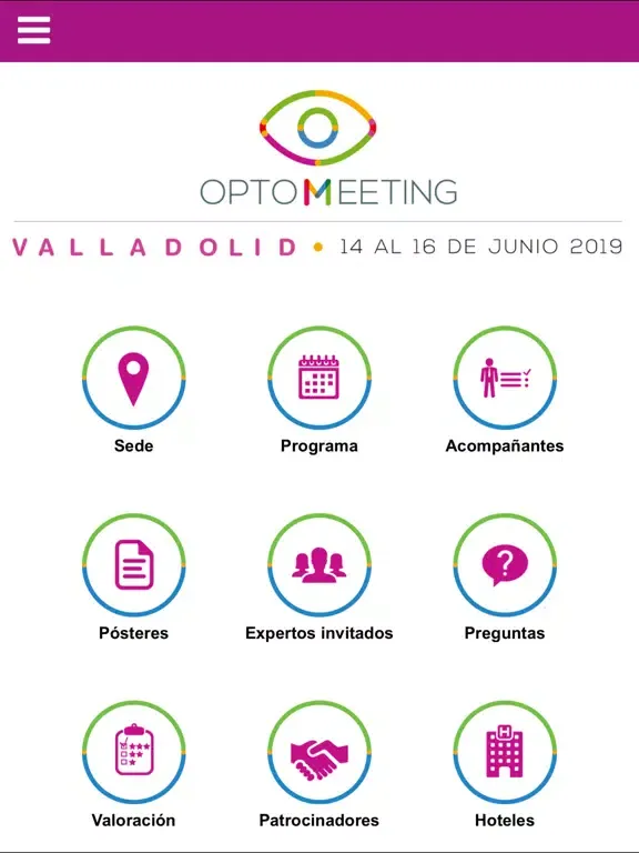 OPTOM VLL 2019 iPad  سکرین شاٹس