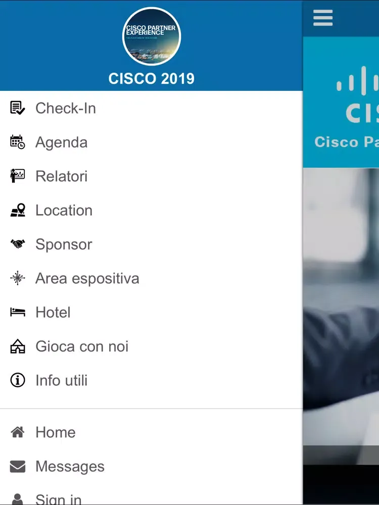 Скриншоты Cisco Partner Club 2019 iPad 