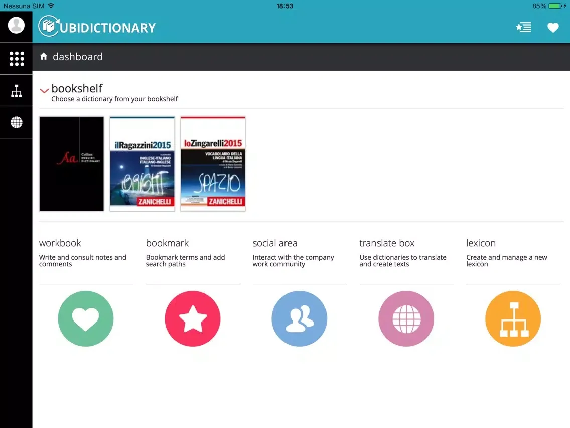 Ubidictionary: Consult prestigious dictionaries, translate and personalize texts, manage company lexicon iPad 應用截圖