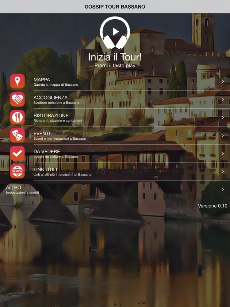 صور Gossip Tour Bassano del Grappa - La città di Bassano si racconta in un audiofilm. Vivi un’avventura emozionante! iPad 