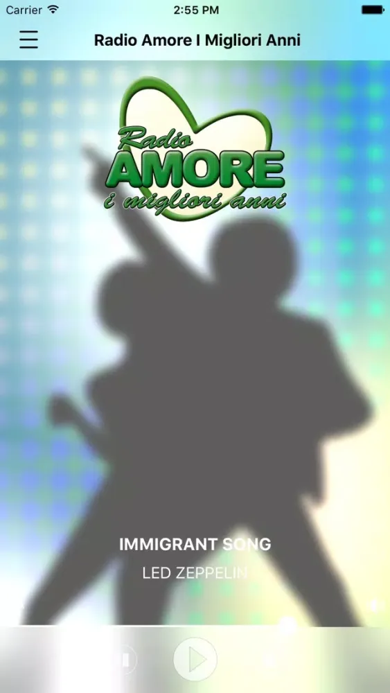Capturas de tela do Radio Amore Migliori Anni