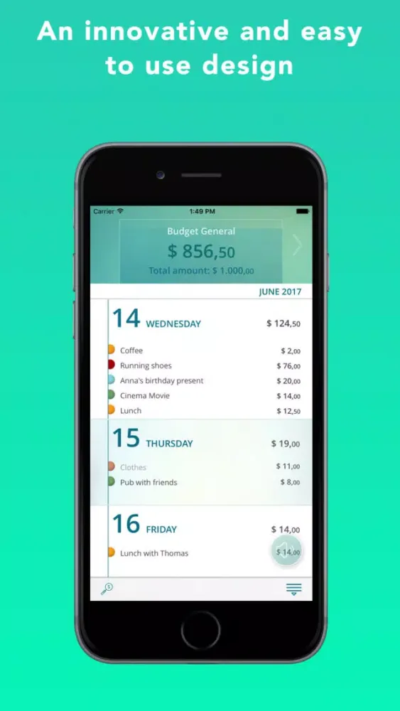 Скриншоты Smart Expenser
