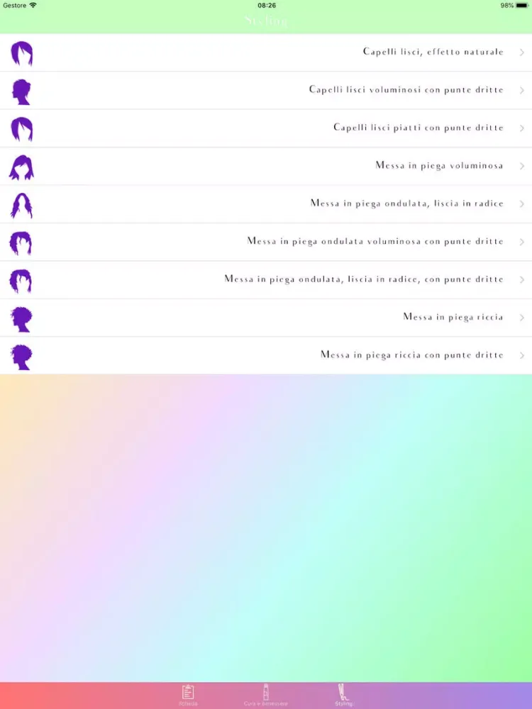 Capturas de tela do Hair Starter Kit iPad 