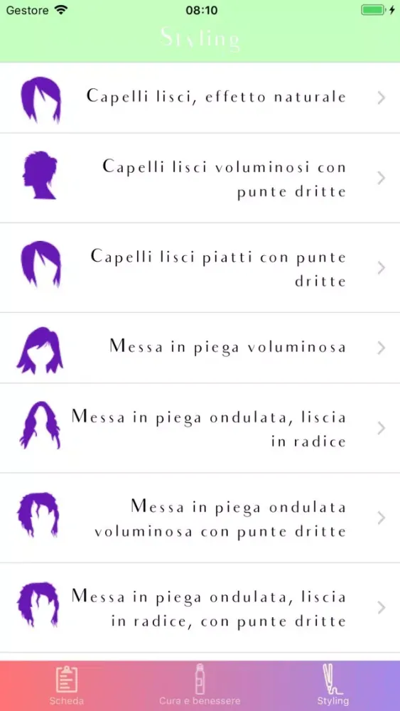 Capturas de tela do Hair Starter Kit