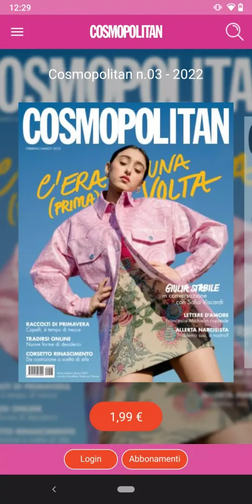 Cosmopolitan Italia スクリーンショット