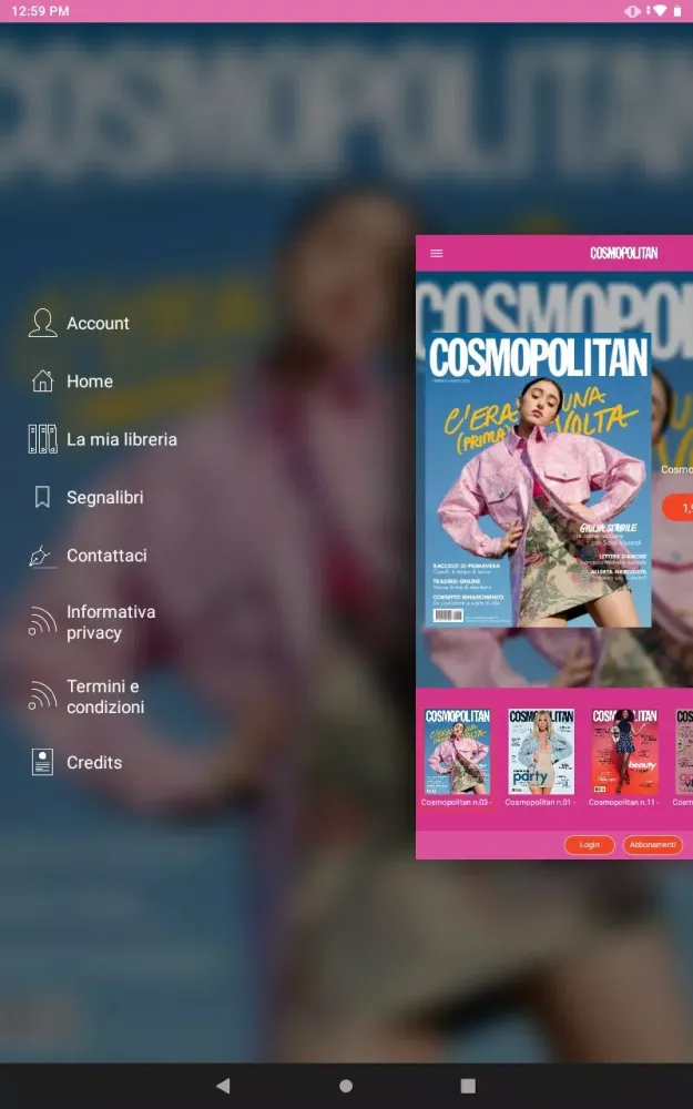 Cosmopolitan Italia スクリーンショット