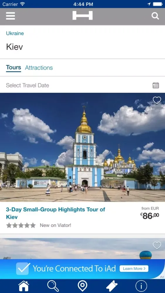 Capturas de tela do Kiew Hotels + Compare and Booking Hotel for Tonight with map and travel tour